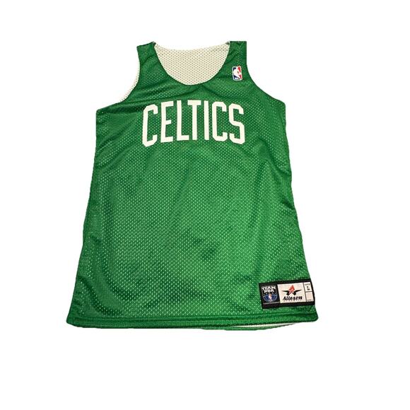 Boston Celtics #9 Rajon Rondo Alleson Athletic NBA Youth Reverse jersey size L - Picture 6 of 8